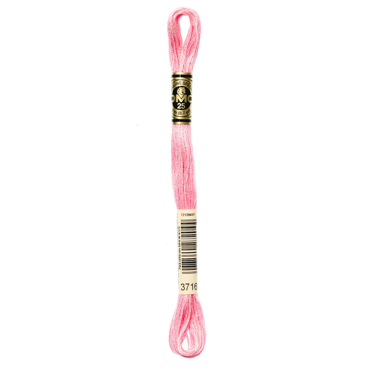 DMC 3716 Very Very Light Dusty Rose 6 Strand Embroidery Floss DMC #117UA-3716