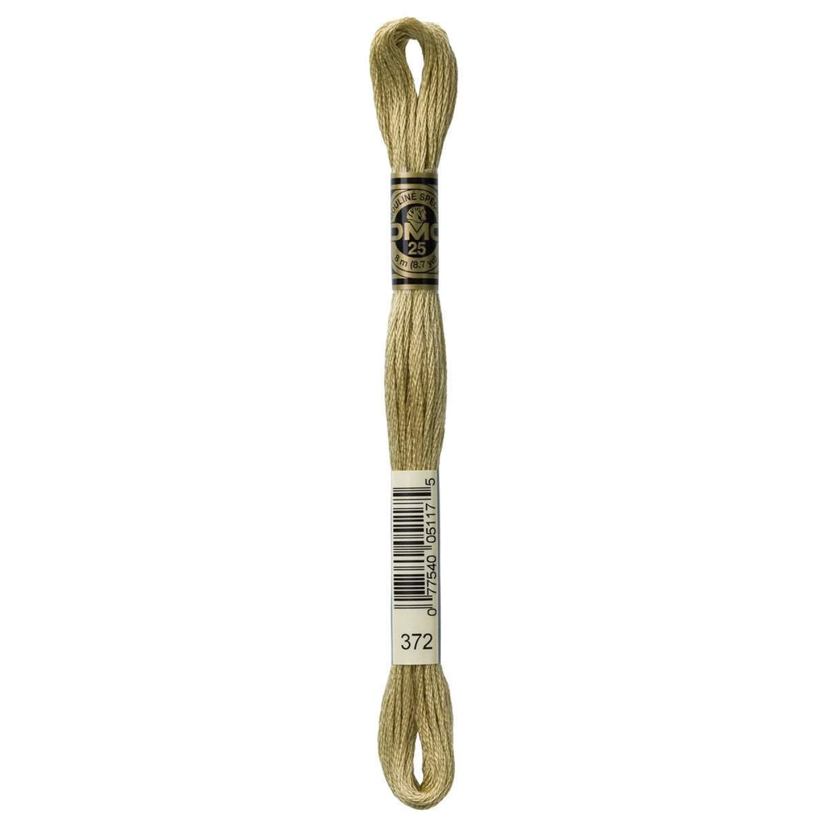 DMC 372 Light Mustard 6 Strand Embroidery Floss DMC #117UA-372
