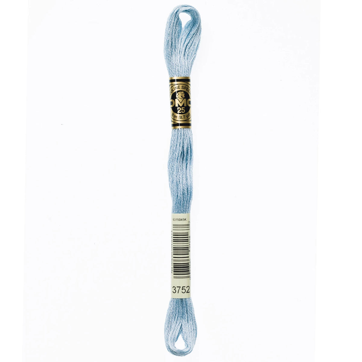 DMC 3752 Very Light Antique Blue 6 Strand Embroidery Floss DMC #117UA-3752