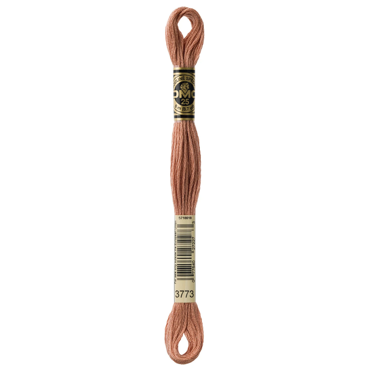DMC 3773 Medium Desert Sand 6 Strand Embroidery Floss DMC #117UA-3773