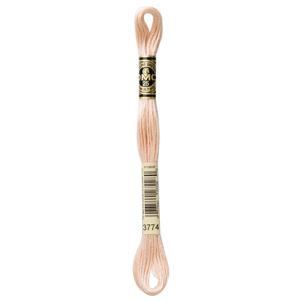 DMC 3774 Very Light Desert Sand 6 Strand Embroidery Floss DMC #117UA-3774