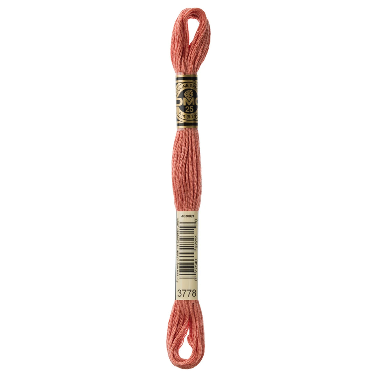 DMC 3778 Light Terra Cotta 6 Strand Embroidery Floss DMC #117UA-3778