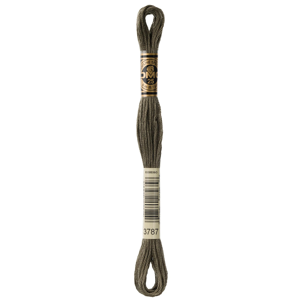DMC 3787 Dark Brown Gray 6 Strand Embroidery Floss DMC #117UA-3787