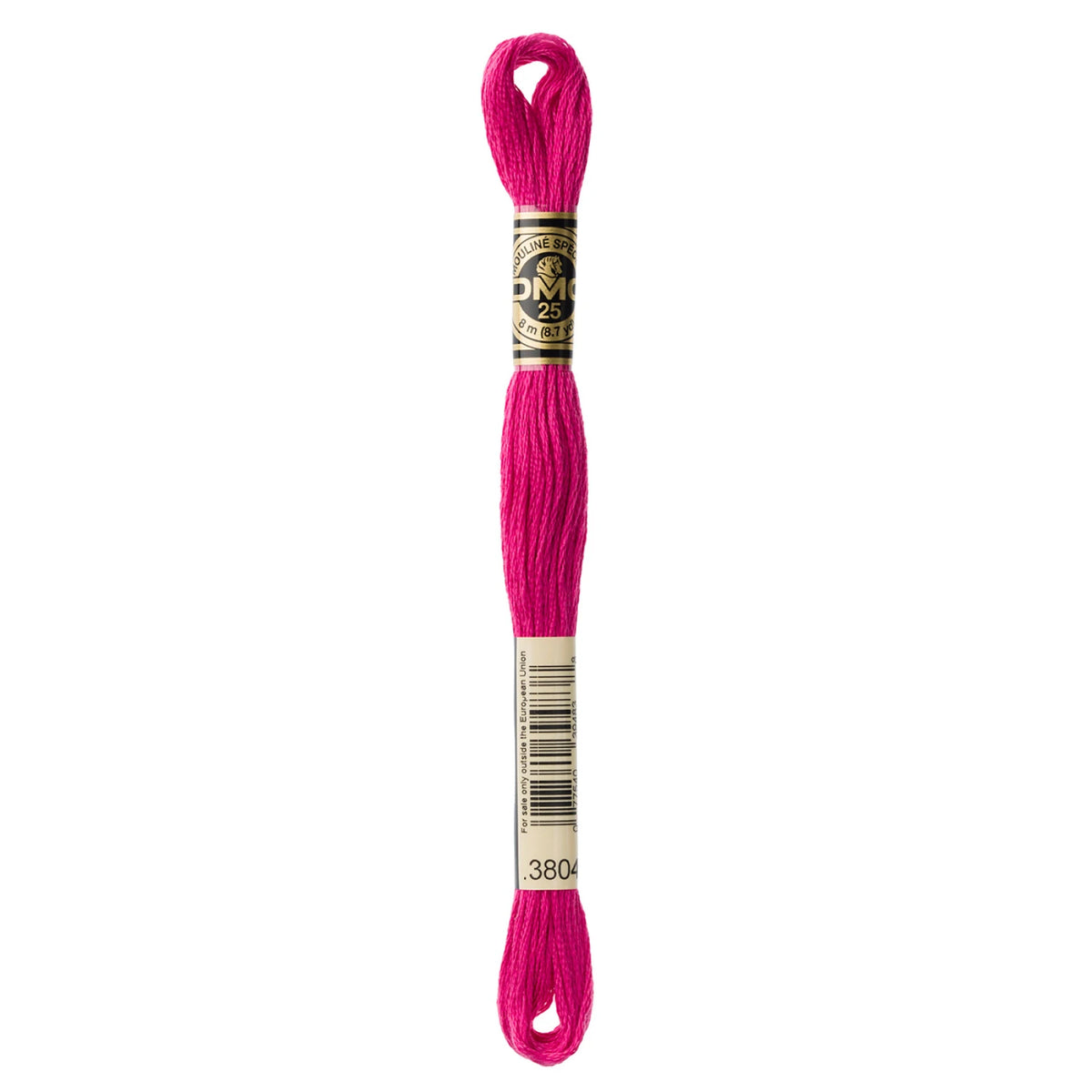 DMC 3804 Dark Cyclamen Pink 6 Strand Embroidery Floss DMC #117UA-3804