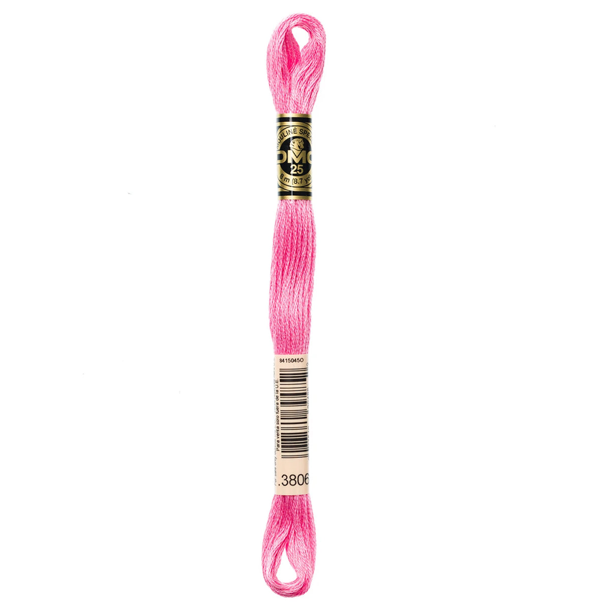 DMC 3806 Light Cyclamen Pink 6 Strand Embroidery Floss DMC #117UA-3806