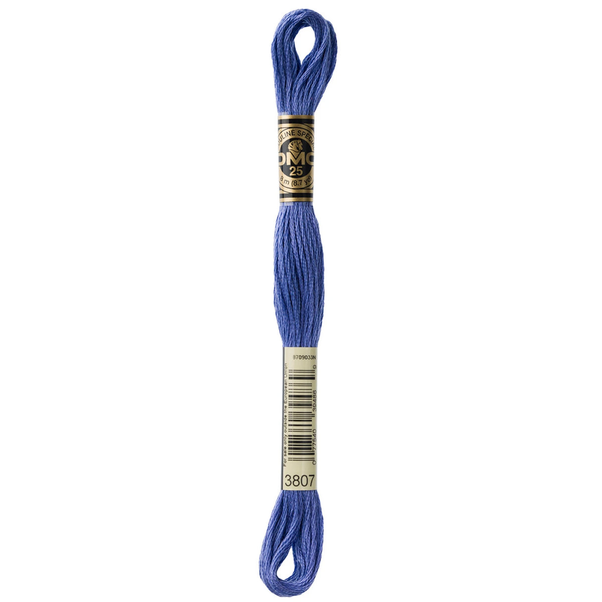 DMC 3807 Cornflower Blue 6 Strand Embroidery Floss DMC #117UA-3807