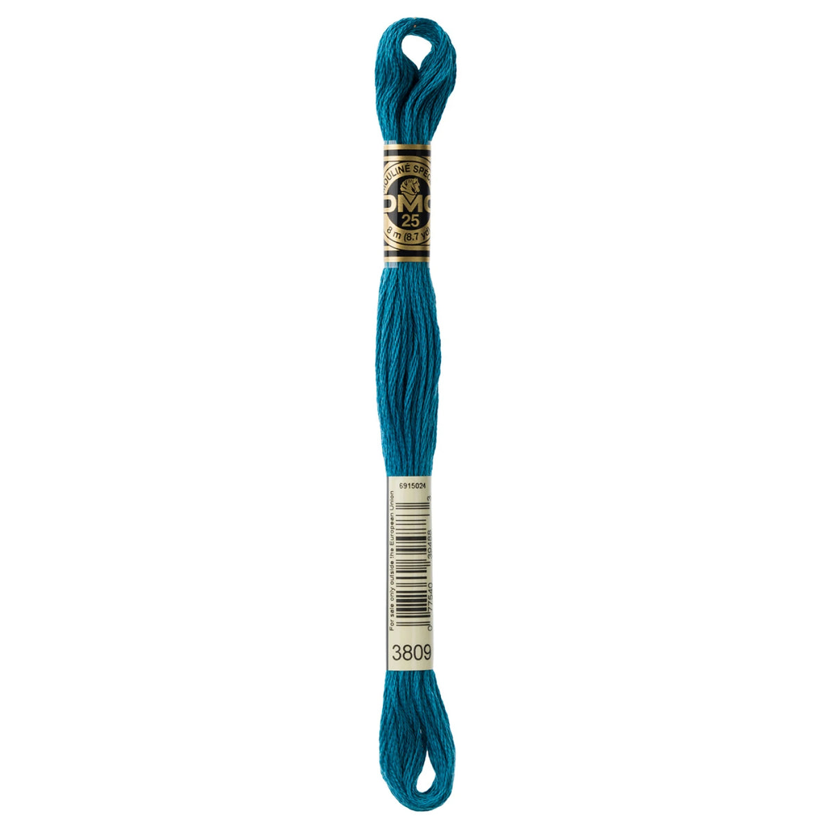 DMC 3809 Very Dark Turquoise 6 Strand Embroidery Floss DMC #117UA-3809