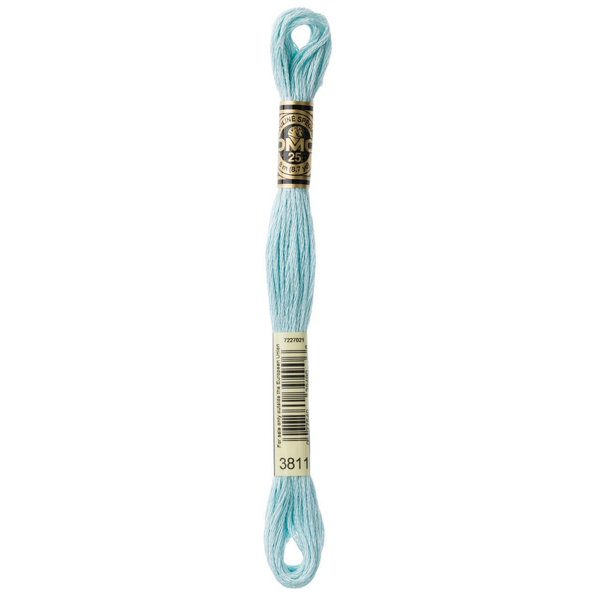 DMC 3811 Very Light Turquoise 6 Strand Embroidery Floss DMC #117UA-3811