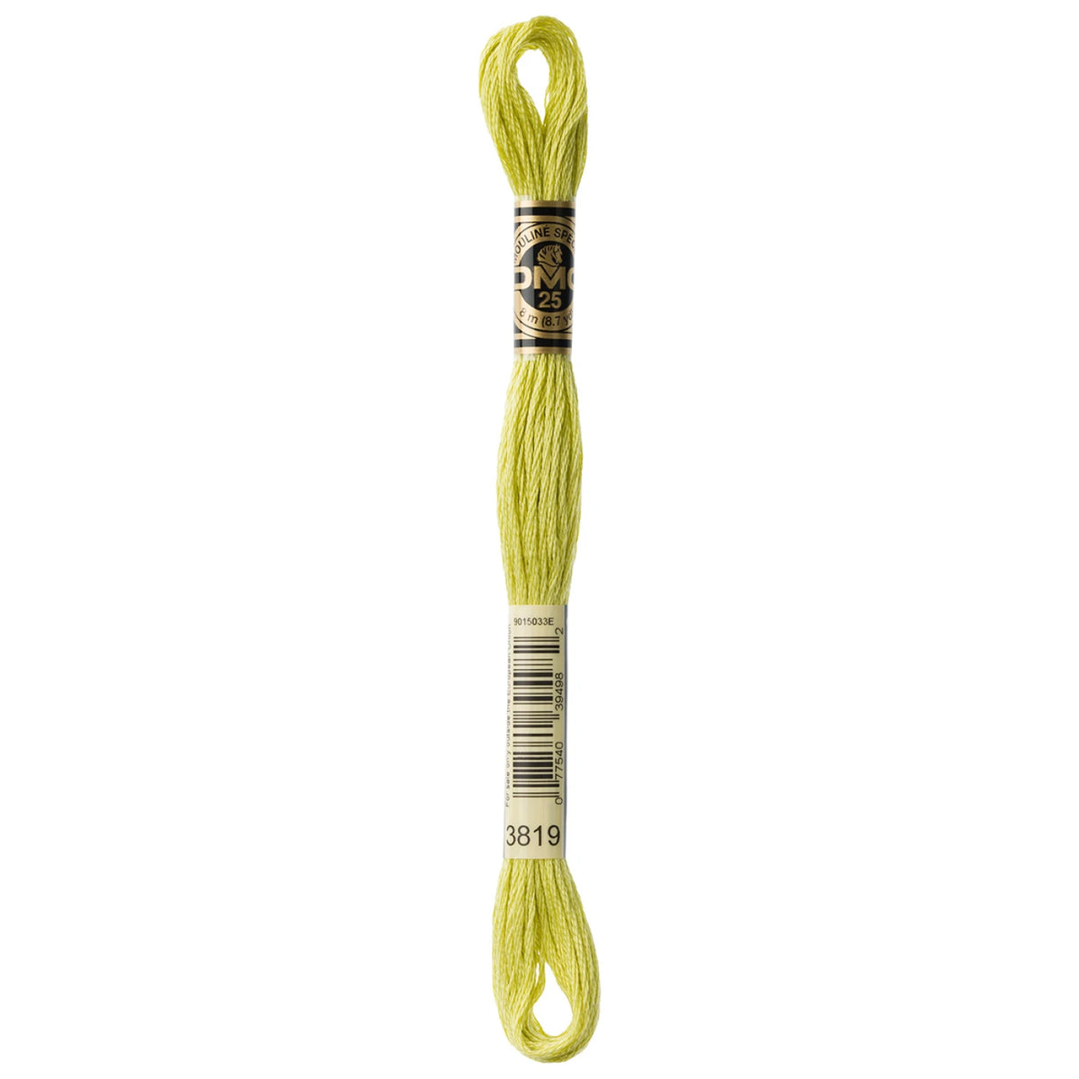 DMC 3819 Light Moss Green 6 Strand Embroidery Floss DMC #117UA-3819