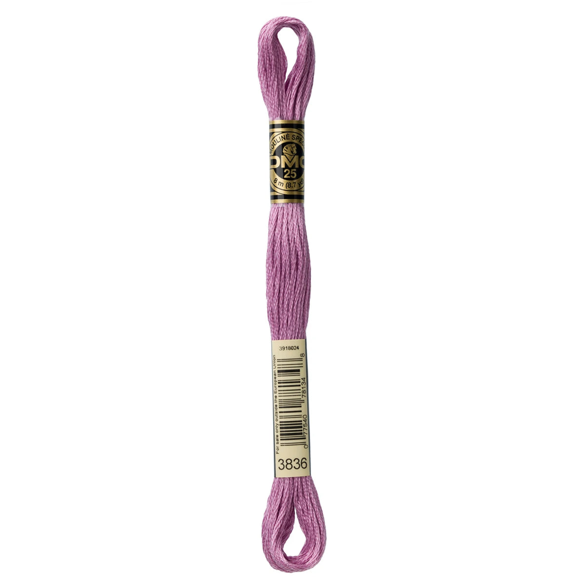 DMC 3836 Light Grape 6 Strand Embroidery Floss DMC #117UA-3836