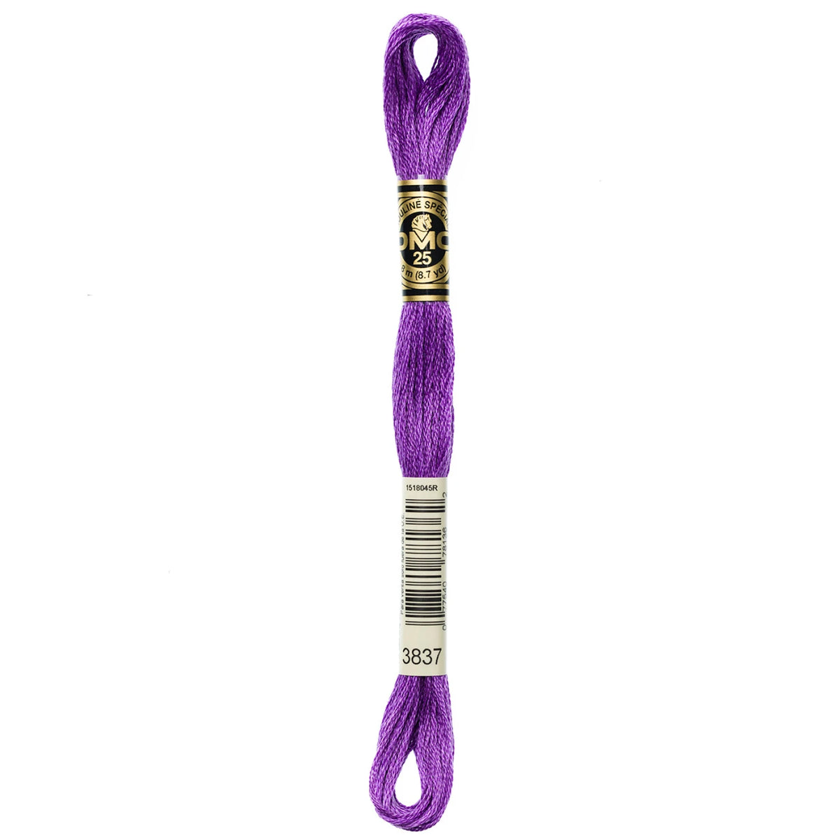 DMC 3837 Ultra Dark Lavender 6 Strand Embroidery Floss DMC #117UA-3837