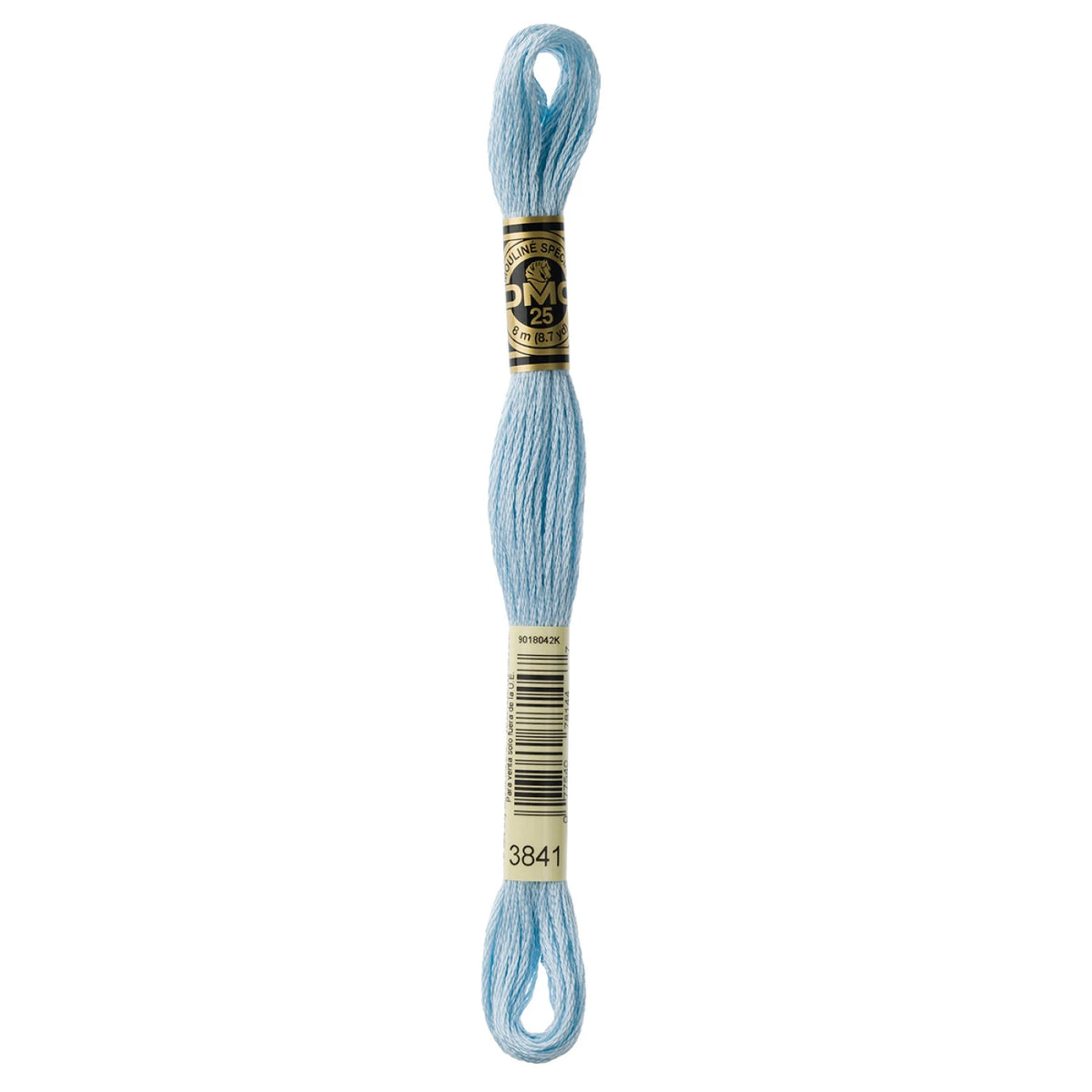 DMC 3841 Pale Baby Blue 6 Strand Embroidery Floss DMC #117UA-3841
