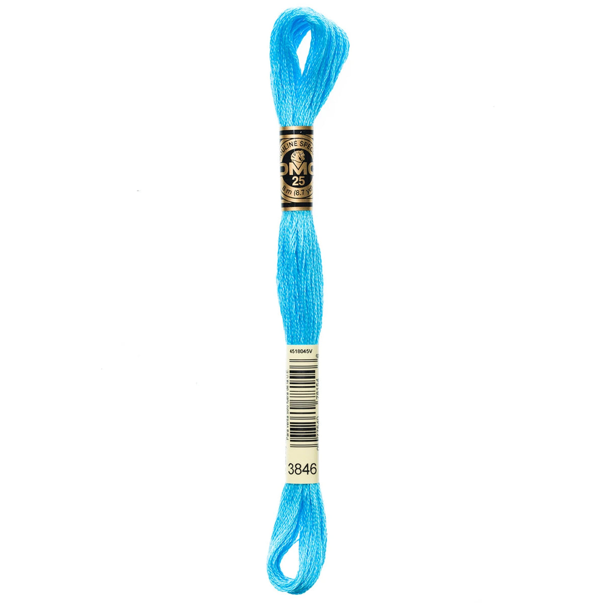 DMC 3846 Light Bright Turquoise 6 Strand Embroidery Floss DMC #117UA-3846