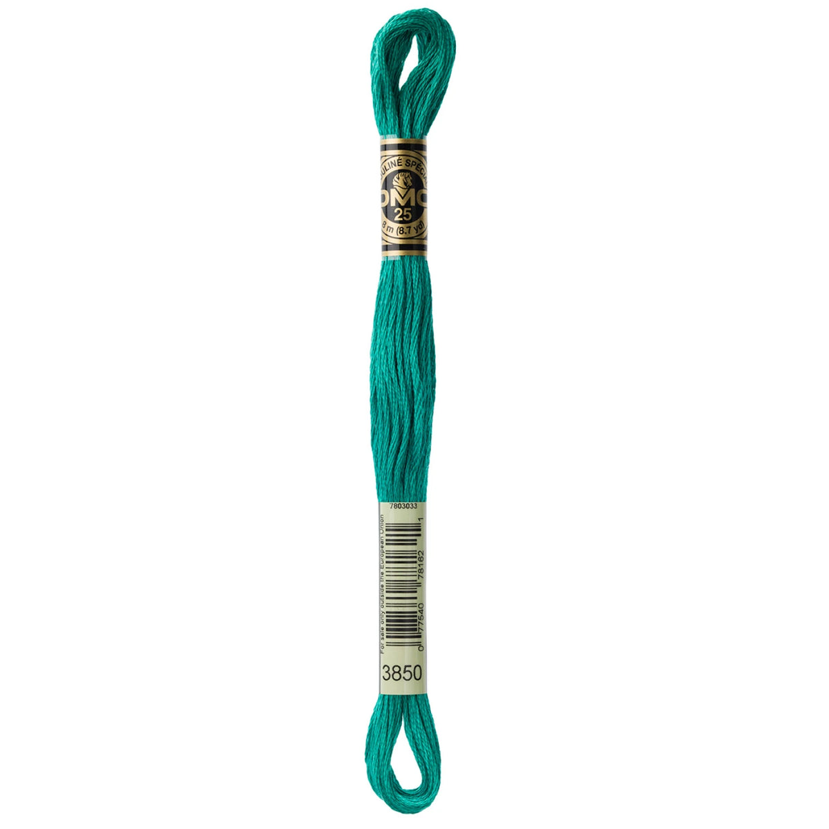 DMC 3850 Dark Bright Green 6 Strand Embroidery Floss DMC #117UA-3850