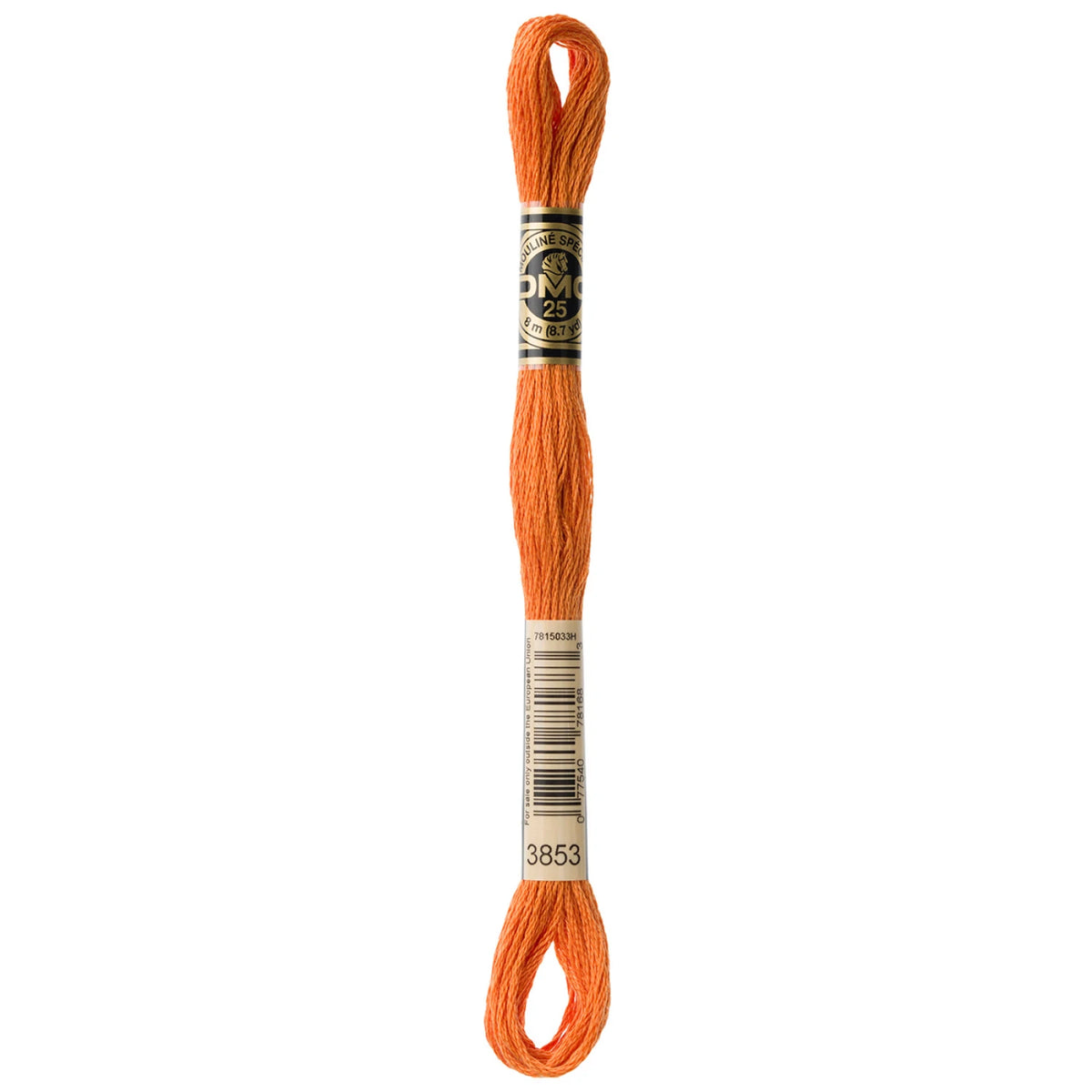 DMC 3853 Dark Autumn Gold 6 Strand Embroidery Floss DMC #117UA-3853