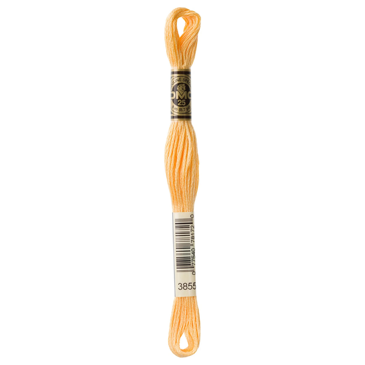 DMC 3855 Light Autumn Gold 6 Strand Embroidery Floss DMC #117UA-3855