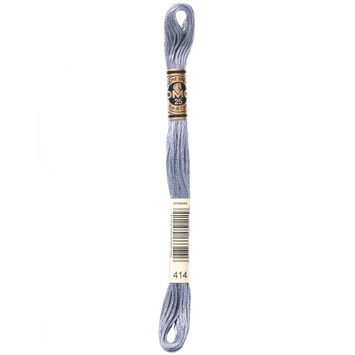DMC 414 Dark Steel Gray 6 Strand Embroidery Floss DMC #117UA-414