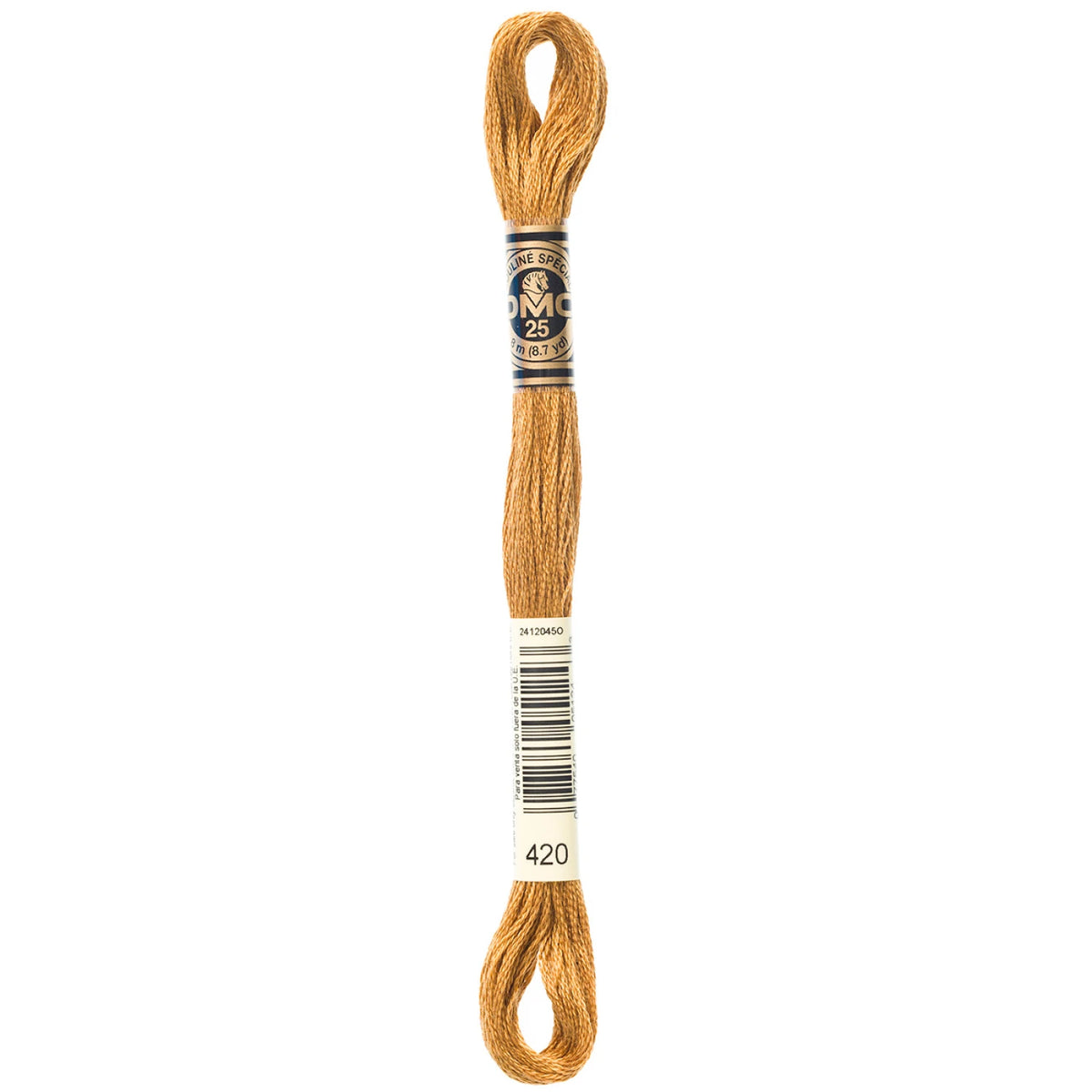 DMC 420 Dark Hazelnut Brown 6 Strand Embroidery Floss DMC #117UA-420