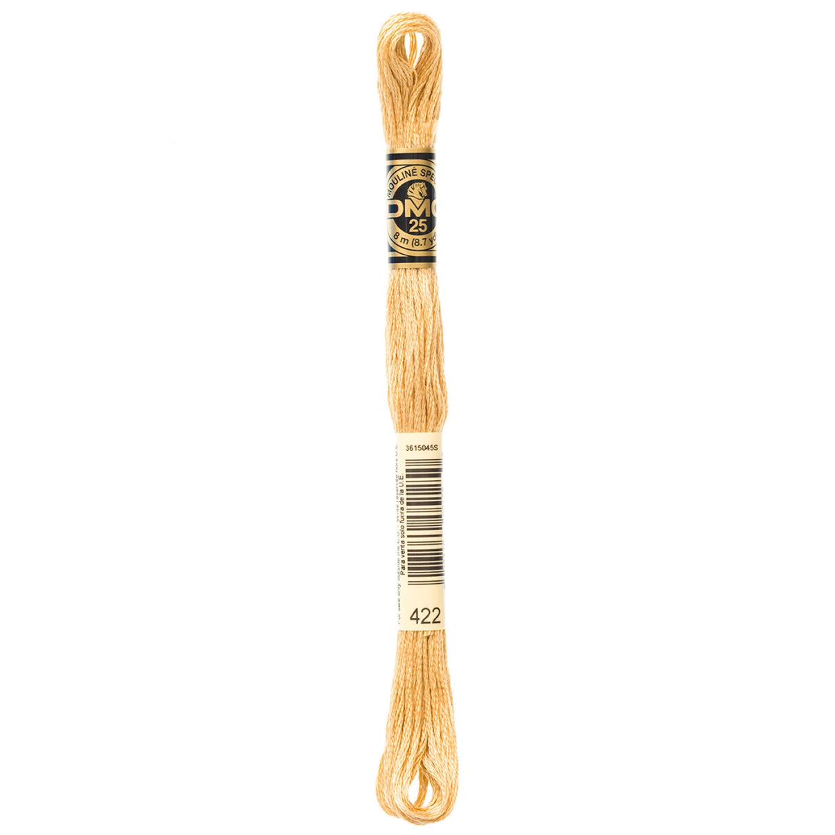 DMC 422 Light Hazelnut Brown 6 Strand Embroidery Floss DMC #117UA-422