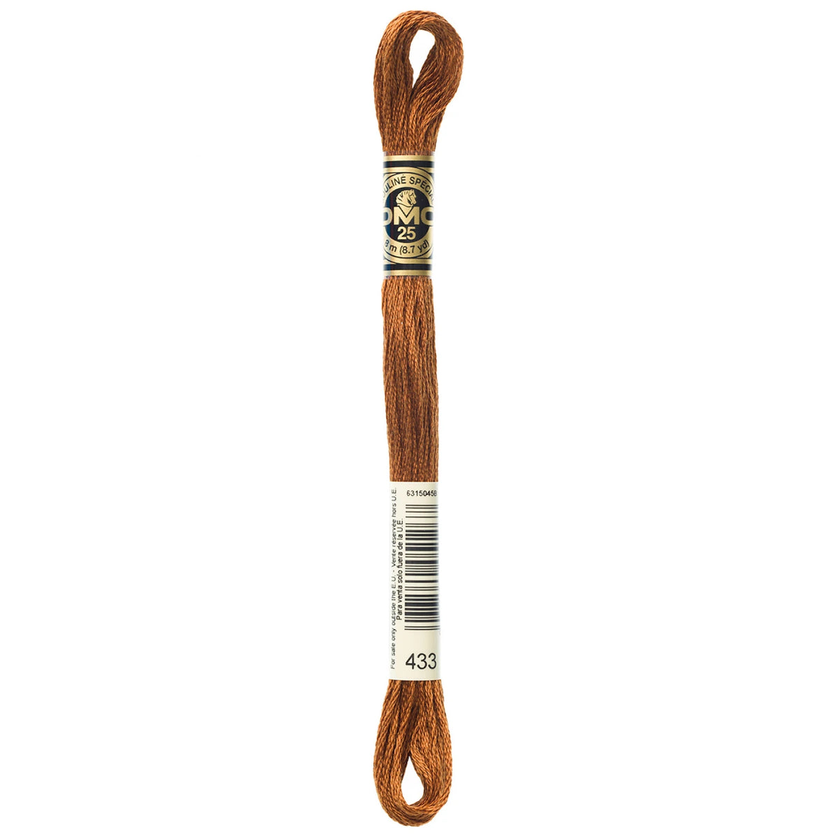 DMC 433 Medium Brown 6 Strand Embroidery Floss DMC #117UA-433