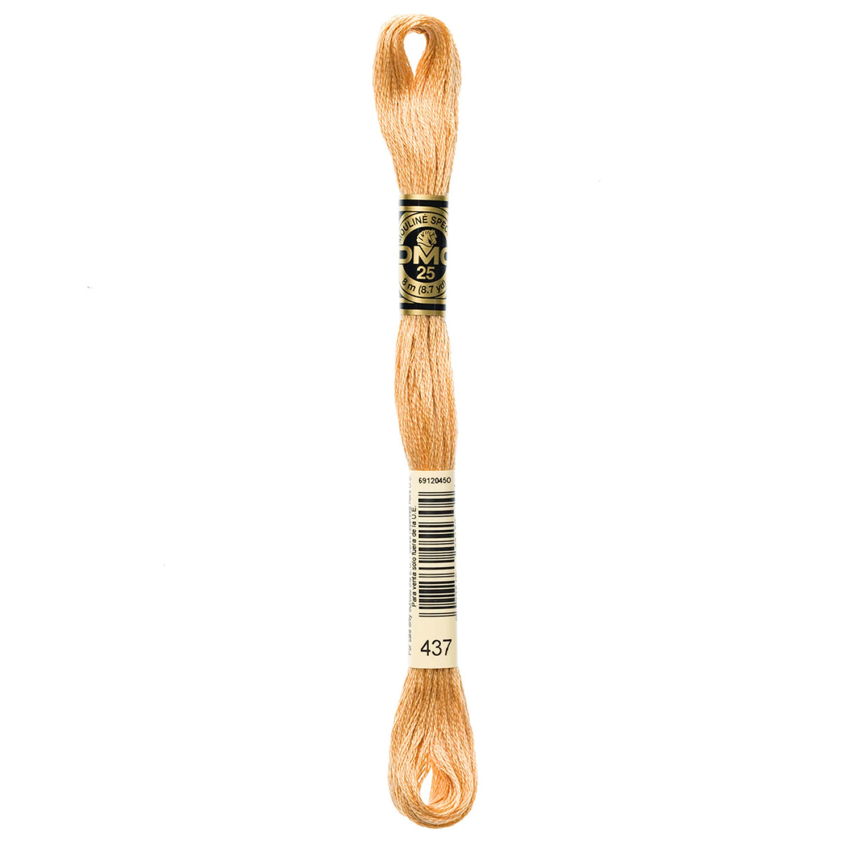 DMC 437 Light Tan 6 Strand Embroidery Floss DMC #117UA-437