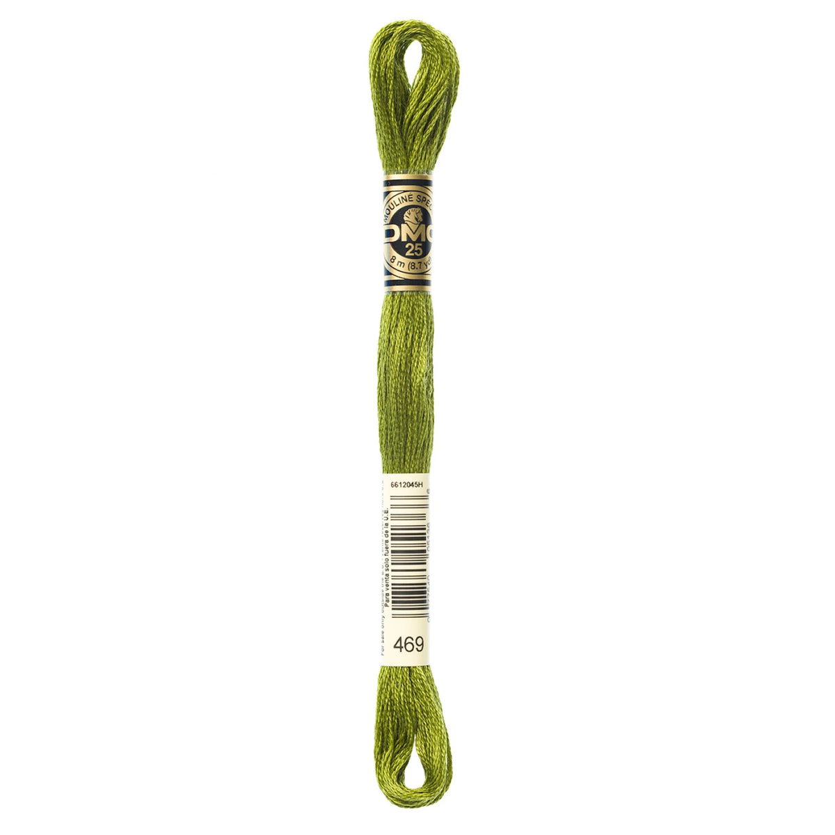 DMC 469 Avocado Green 6 Strand Embroidery Floss DMC #117UA-469