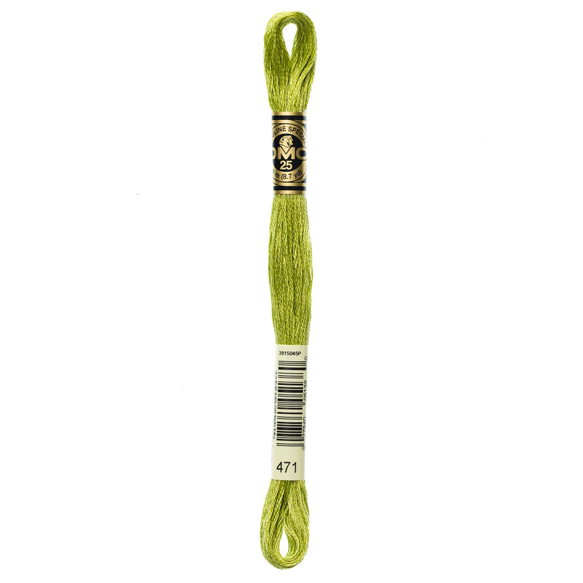 DMC 471 Very Light Avocado Green 6 Strand Embroidery Floss DMC #117UA-471