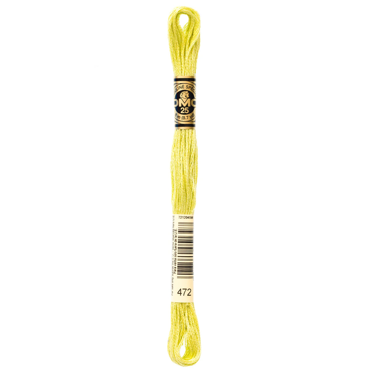 DMC 472 Ultra Light Avocado Green 6 Strand Embroidery Floss DMC #117UA-472