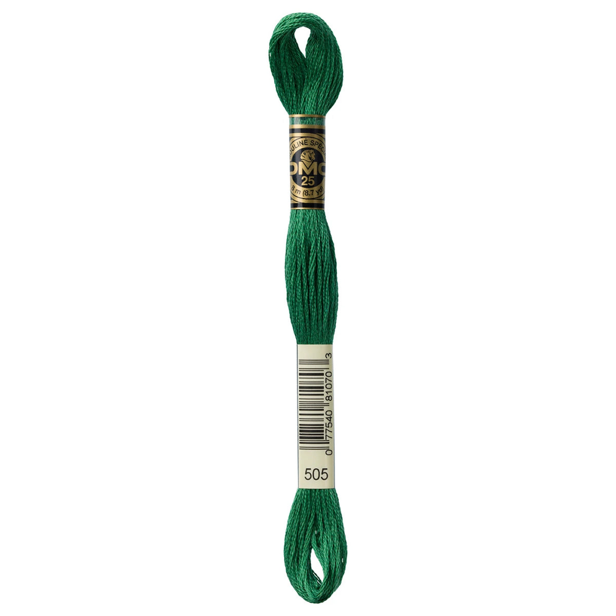 DMC 505 Jade Green 6 Strand Embroidery Floss DMC #117UA-505