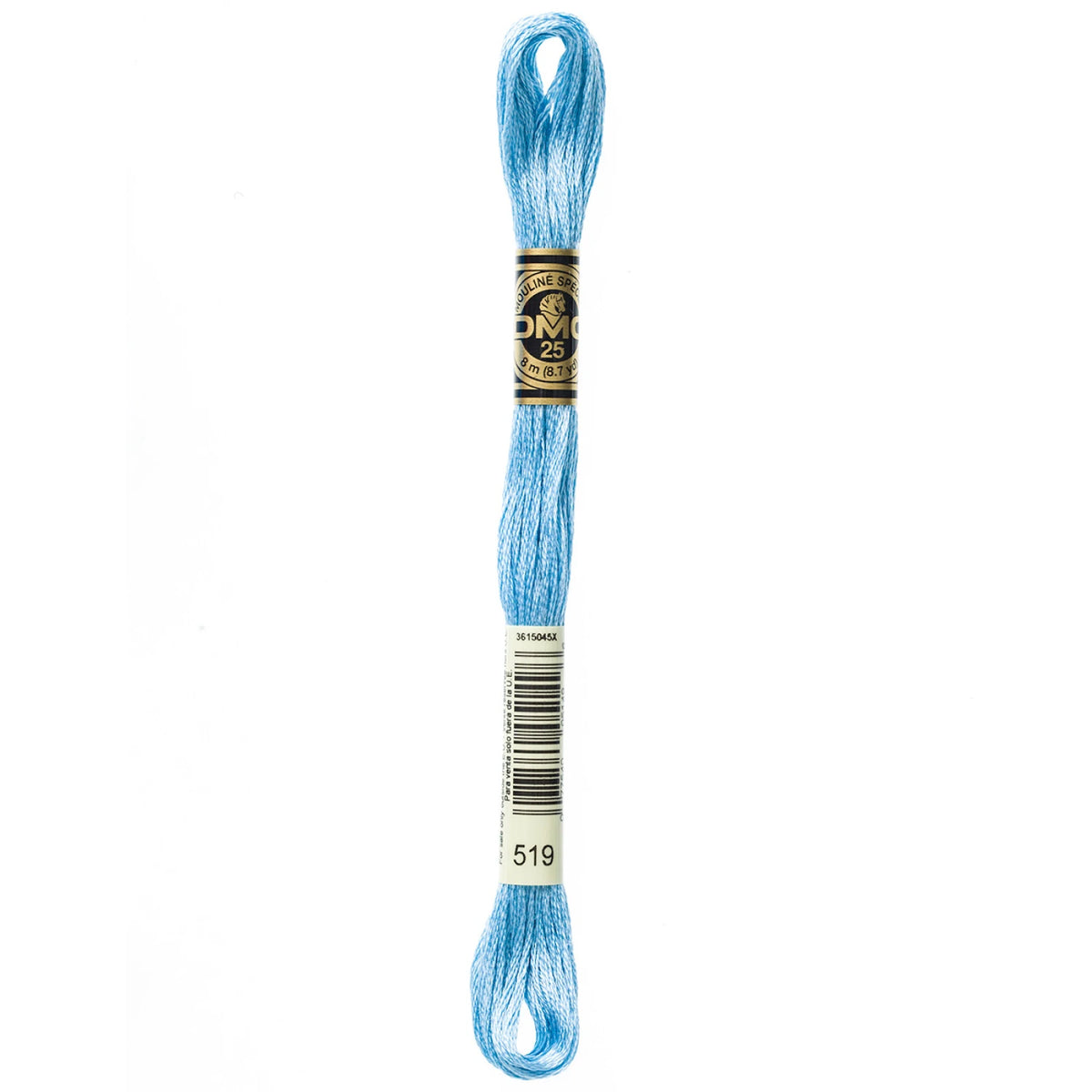 DMC 519 Sky Blue 6 Strand Embroidery Floss DMC #117UA-519