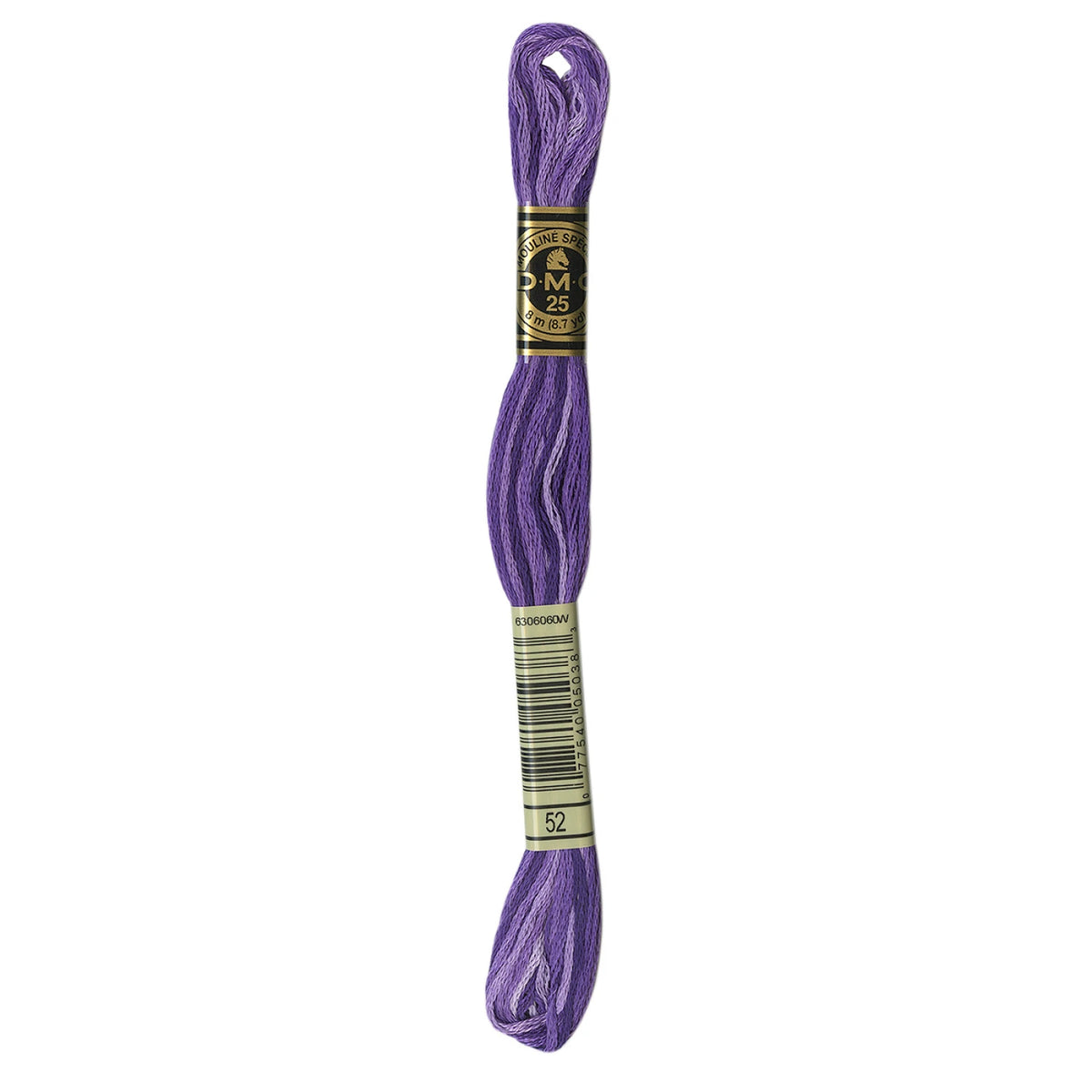 DMC 52 Variegated Violet 6 Strand Embroidery Floss DMC #117UA-52