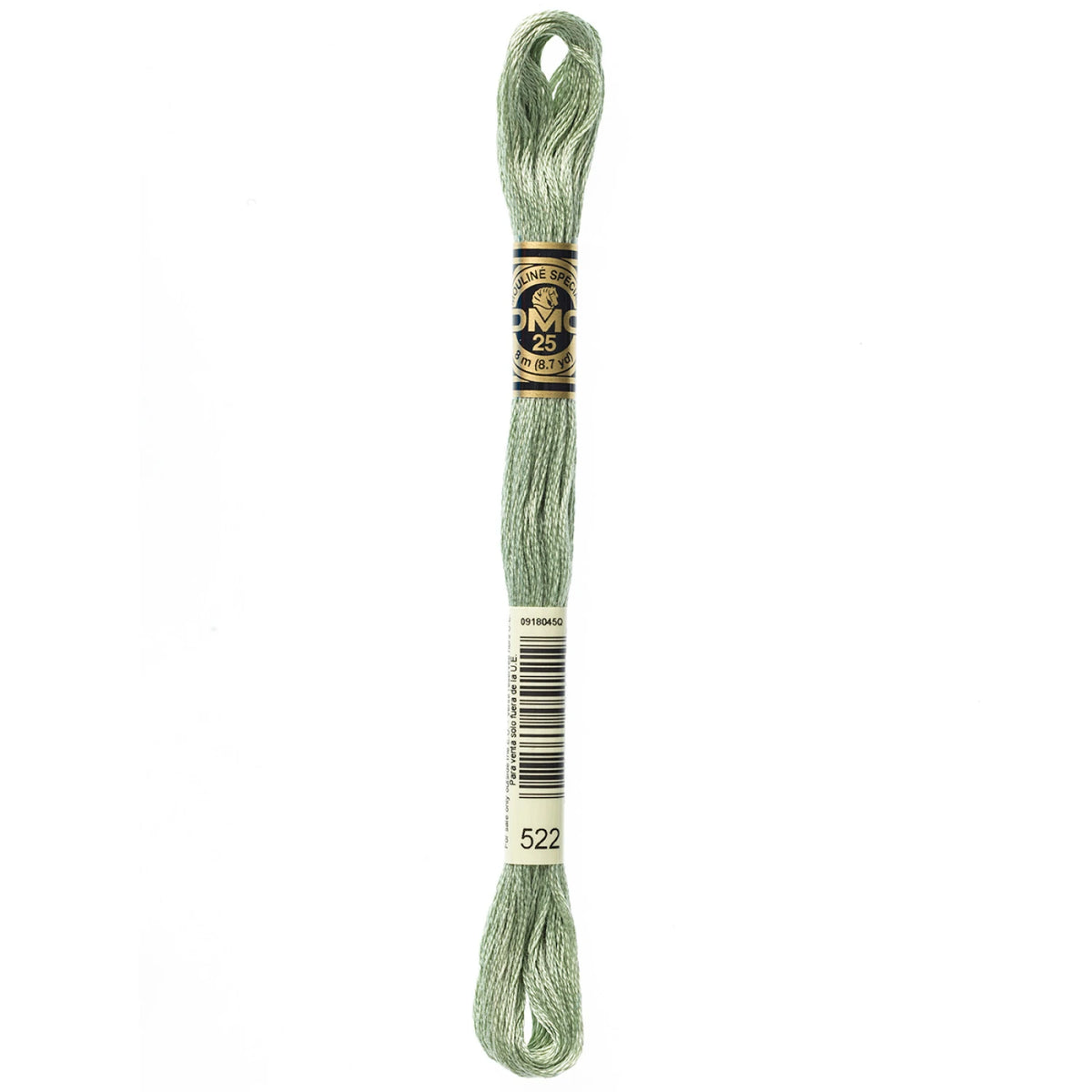 DMC 522 Fern Green 6 Strand Embroidery Floss DMC #117UA-522