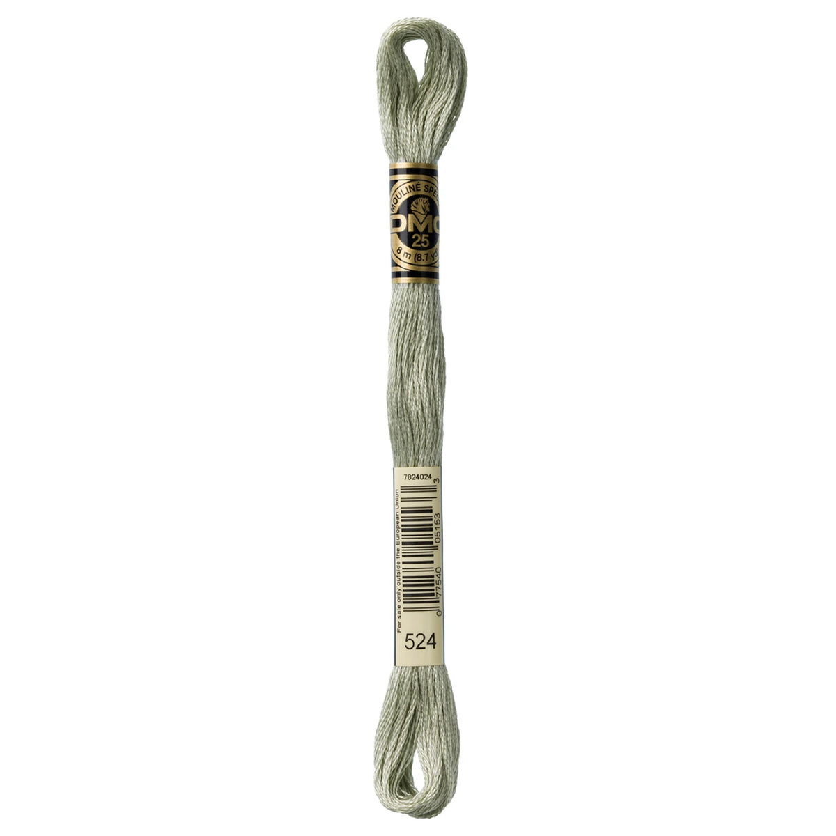 DMC 524 Very Light Fern Green 6 Strand Embroidery Floss DMC #117UA-524