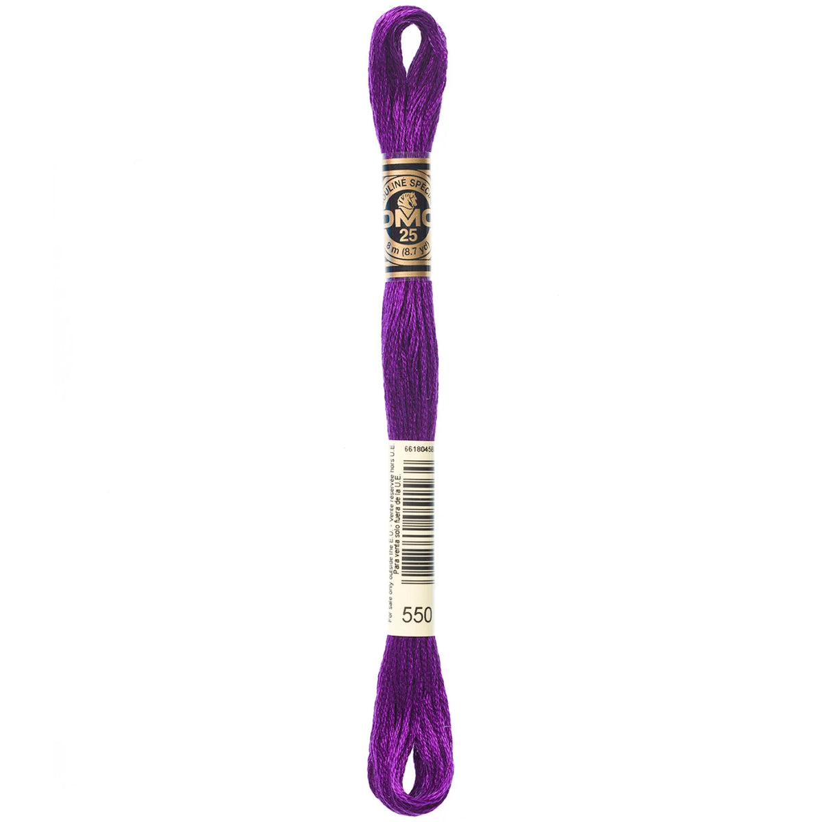 DMC 550 Very Dark Violet 6 Strand Embroidery Floss DMC #117UA-550