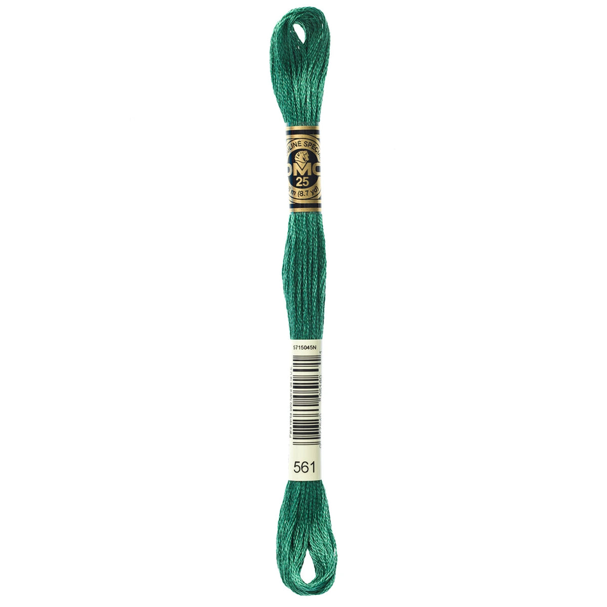 DMC 561 Very Dark Jade 6 Strand Embroidery Floss DMC #117UA-561