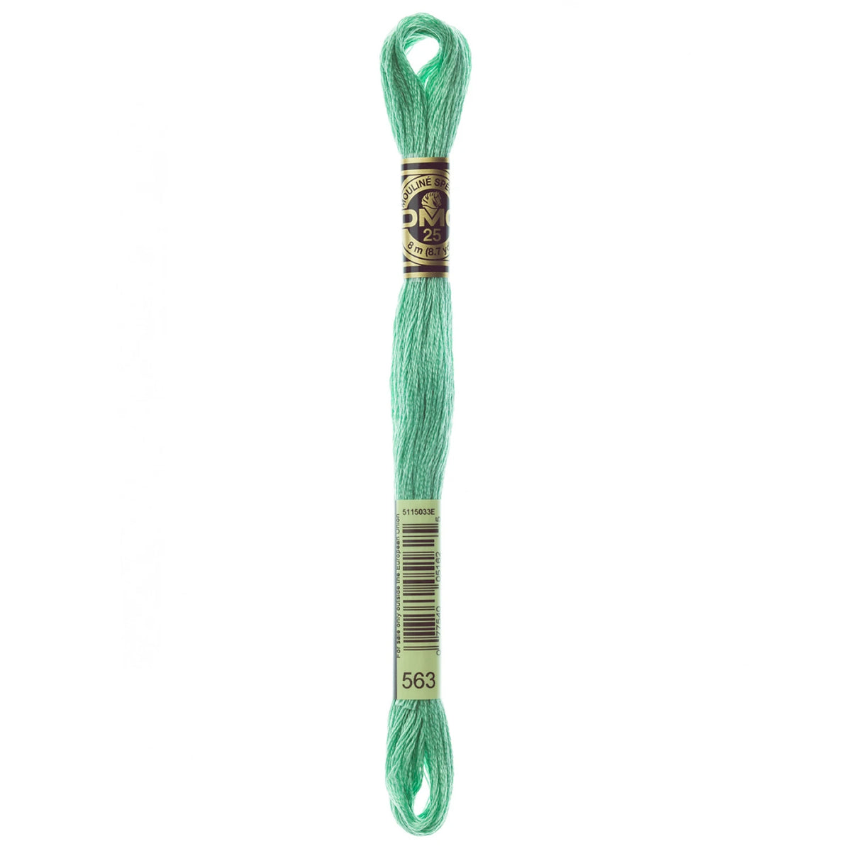 DMC 563 Light Jade 6 Strand Embroidery Floss DMC #117UA-563