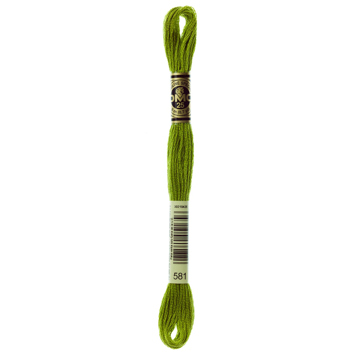 DMC 581 Moss Green 6 Strand Embroidery Floss DMC #117UA-581