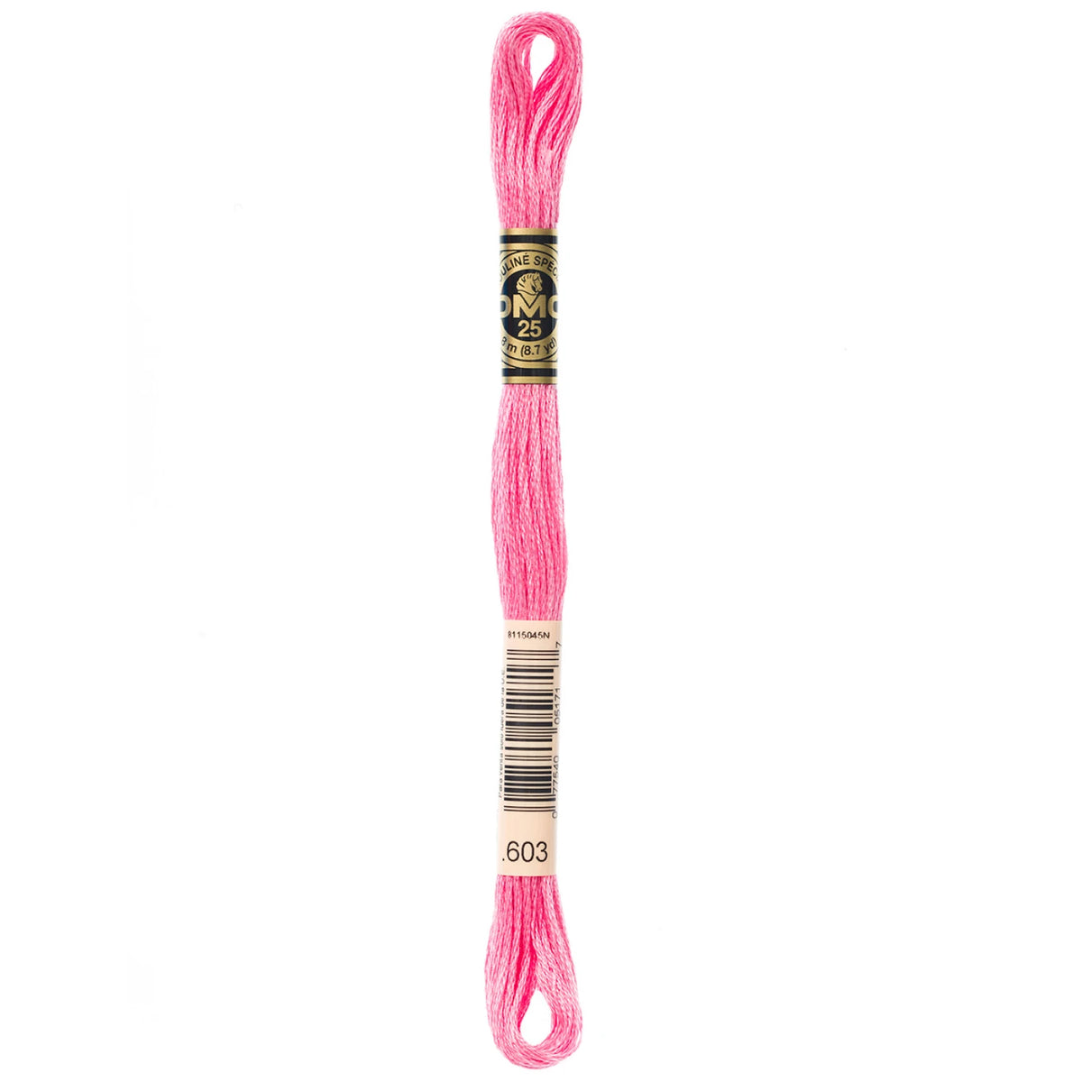 DMC 603 Cranberry 6 Strand Embroidery Floss DMC #117UA-603
