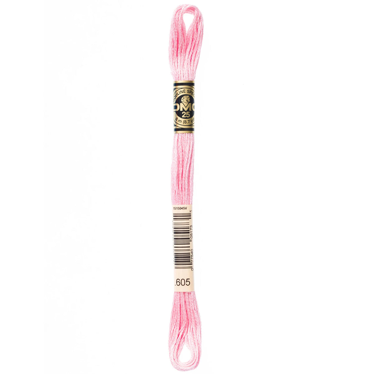 DMC 605 Very Light Cranberry 6 Strand Embroidery Floss DMC #117UA-605
