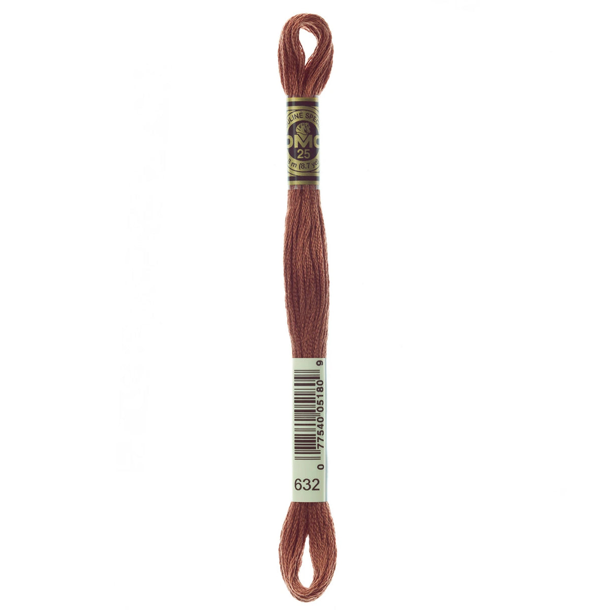 DMC 632 Ultra Very Dark Desert Sand 6 Strand Embroidery Floss DMC #117UA-632