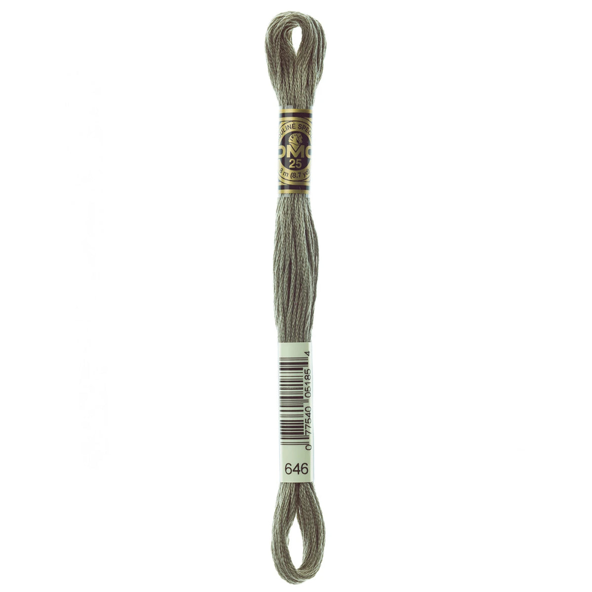 DMC 646 Dark Beaver Gray 6 Strand Embroidery Floss DMC #117UA-646