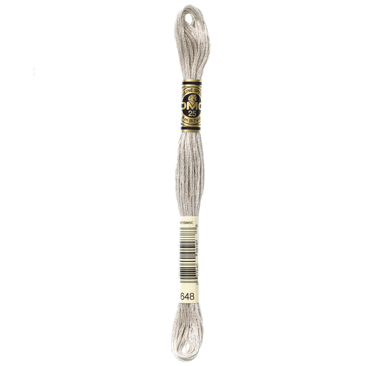 DMC 648 Light Beaver Gray 6 Strand Embroidery Floss DMC #117UA-648