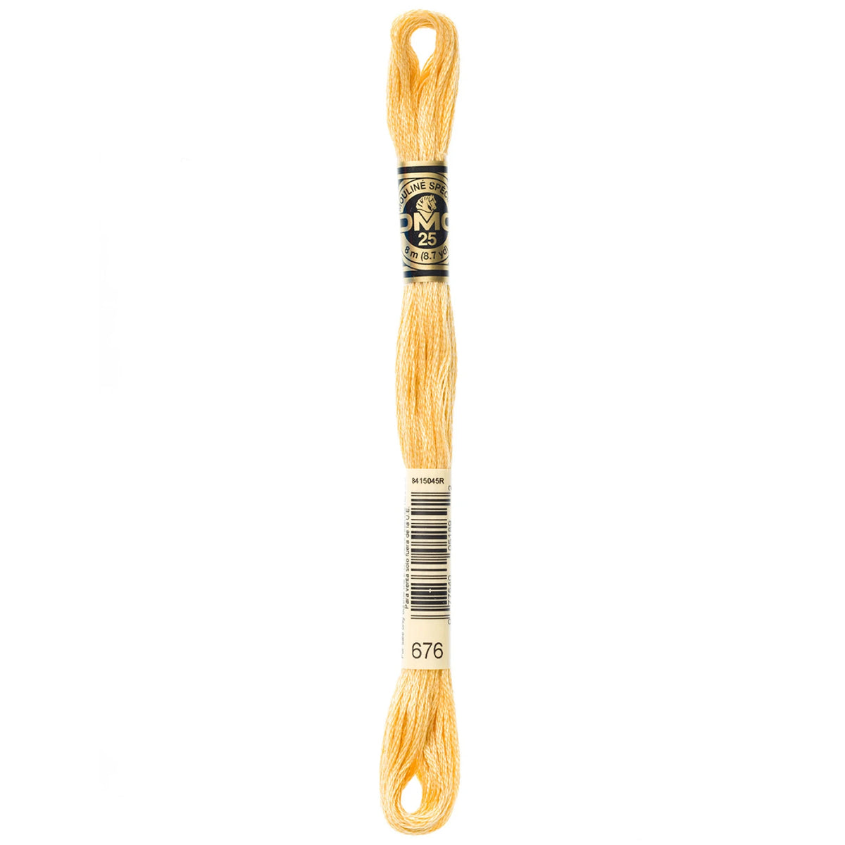 DMC 676 Light Old Gold 6 Strand Embroidery Floss DMC #117UA-676