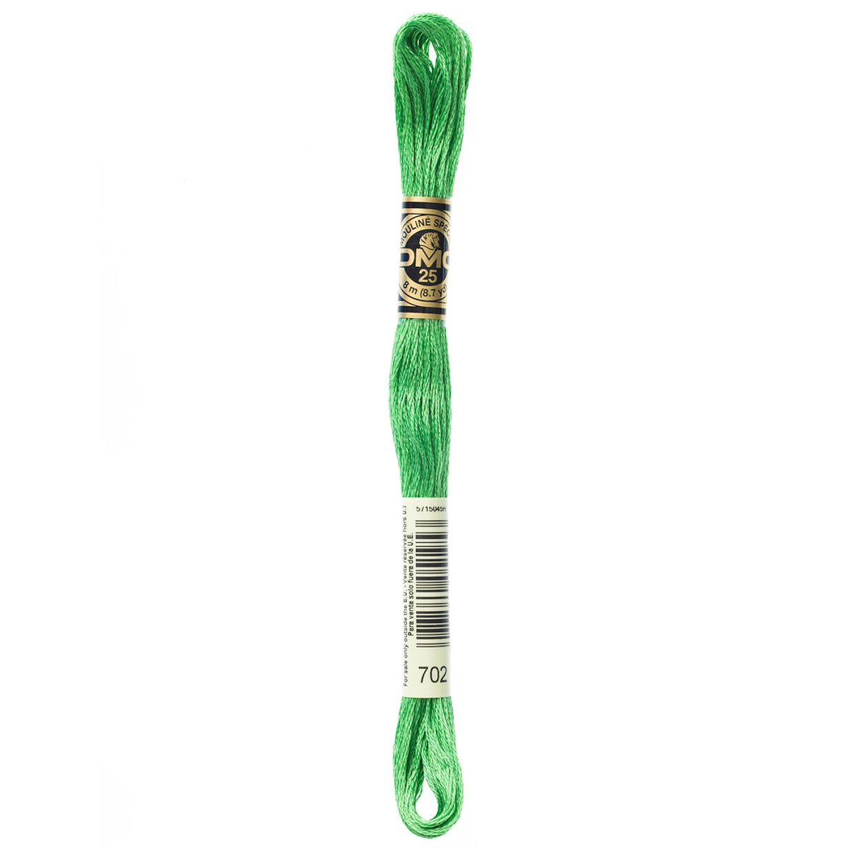 DMC 702 Kelly Green 6 Strand Embroidery Floss DMC #117UA-702