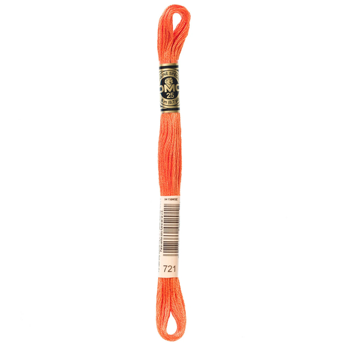 DMC 721 Medium Orange Spice 6 Strand Embroidery Floss DMC #117UA-721