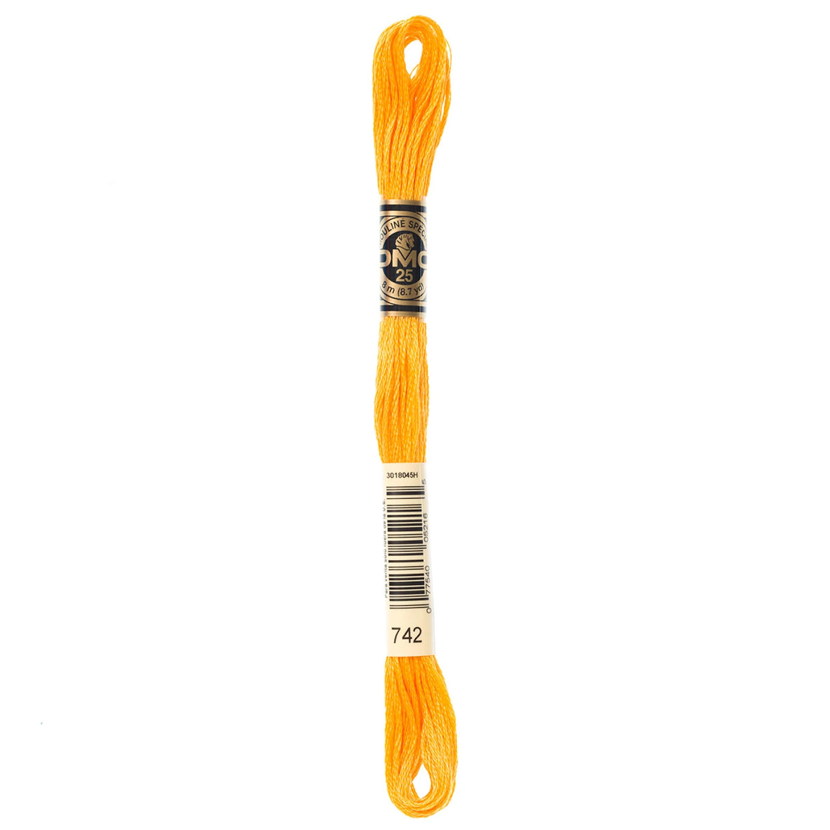 DMC 742 Light Tangerine 6 Strand Embroidery Floss DMC #117UA-742