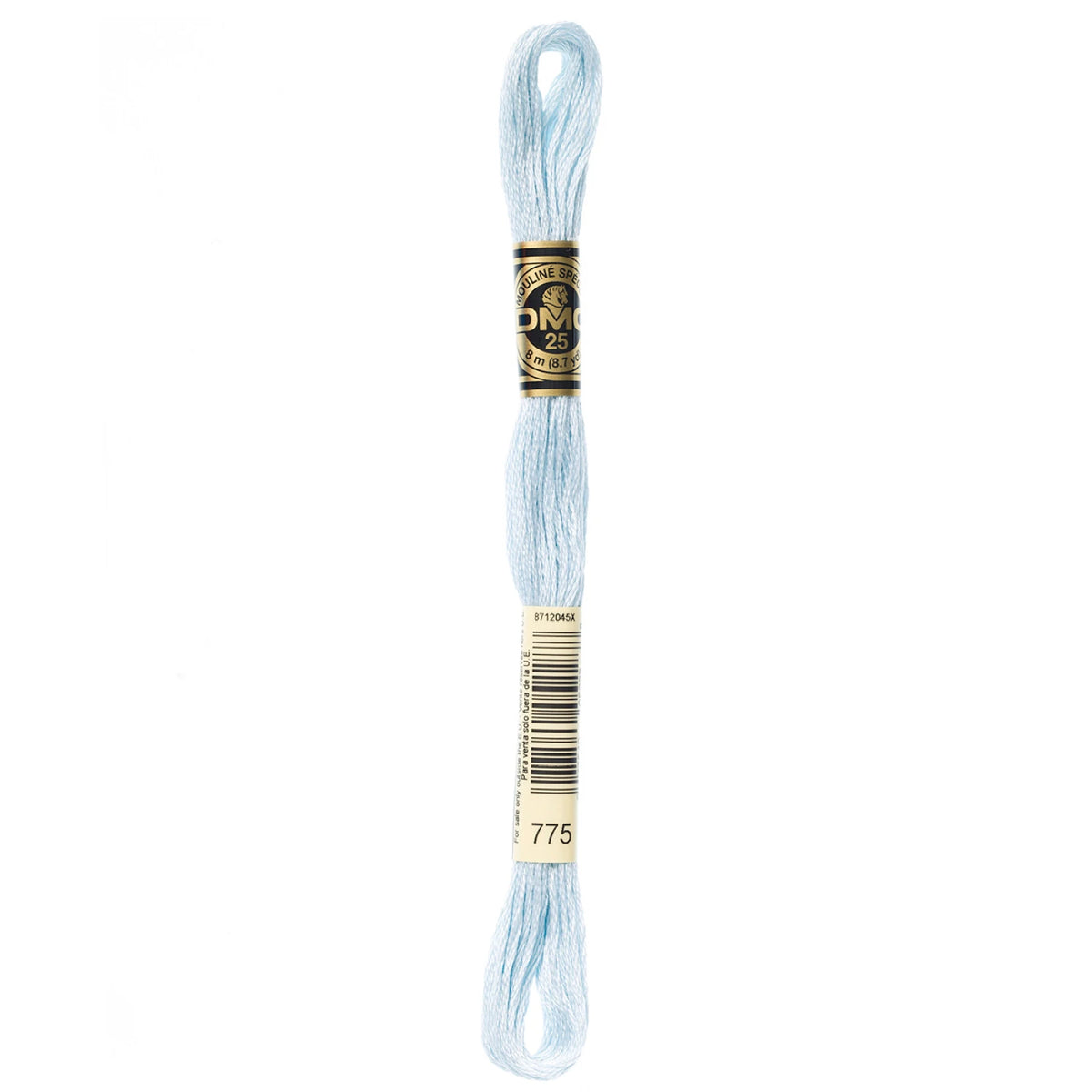 DMC 775 Very Light Baby Blue 6 Strand Embroidery Floss DMC #117UA-775