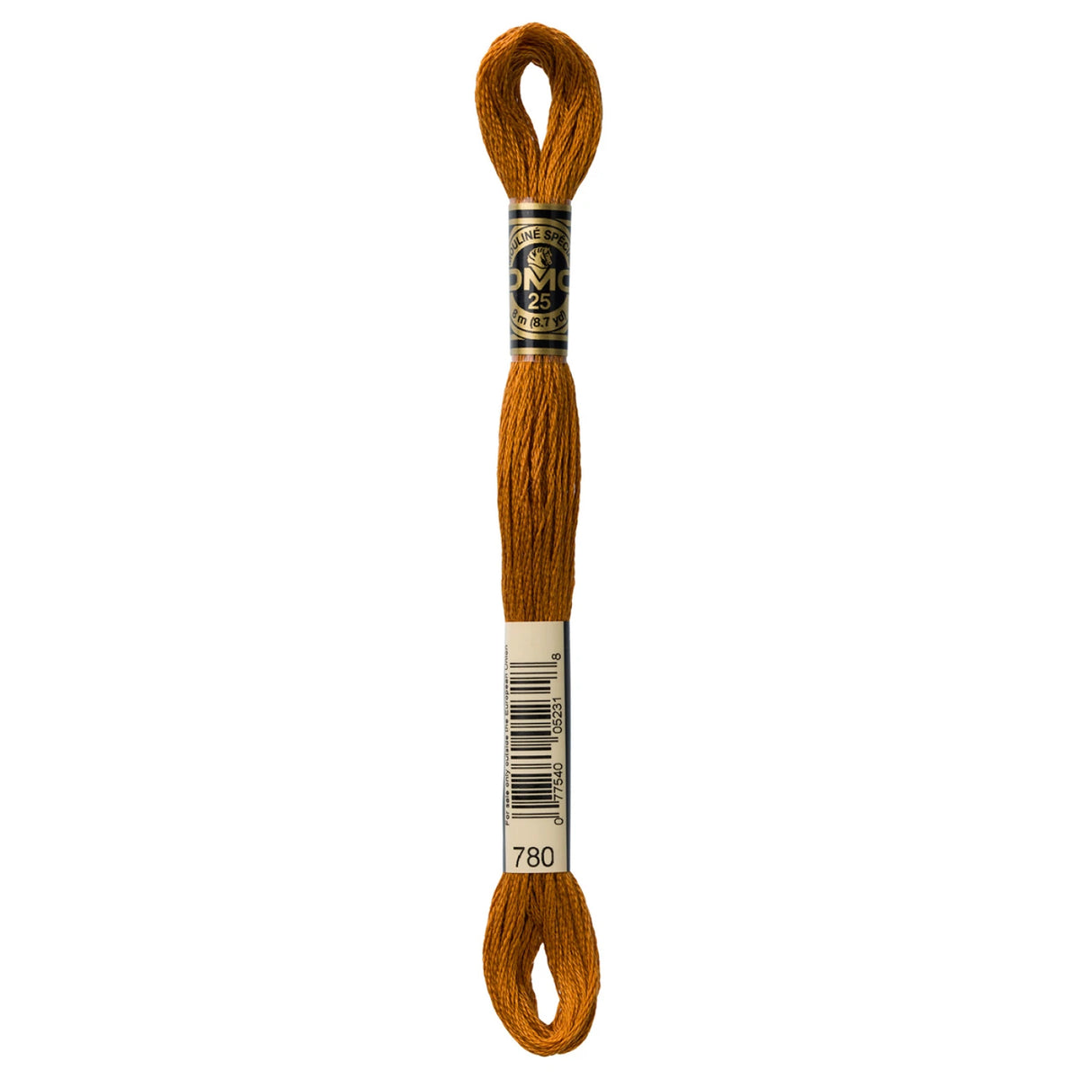 DMC 780 Ultra Very Dark Topaz 6 Strand Embroidery Floss DMC #117UA-780