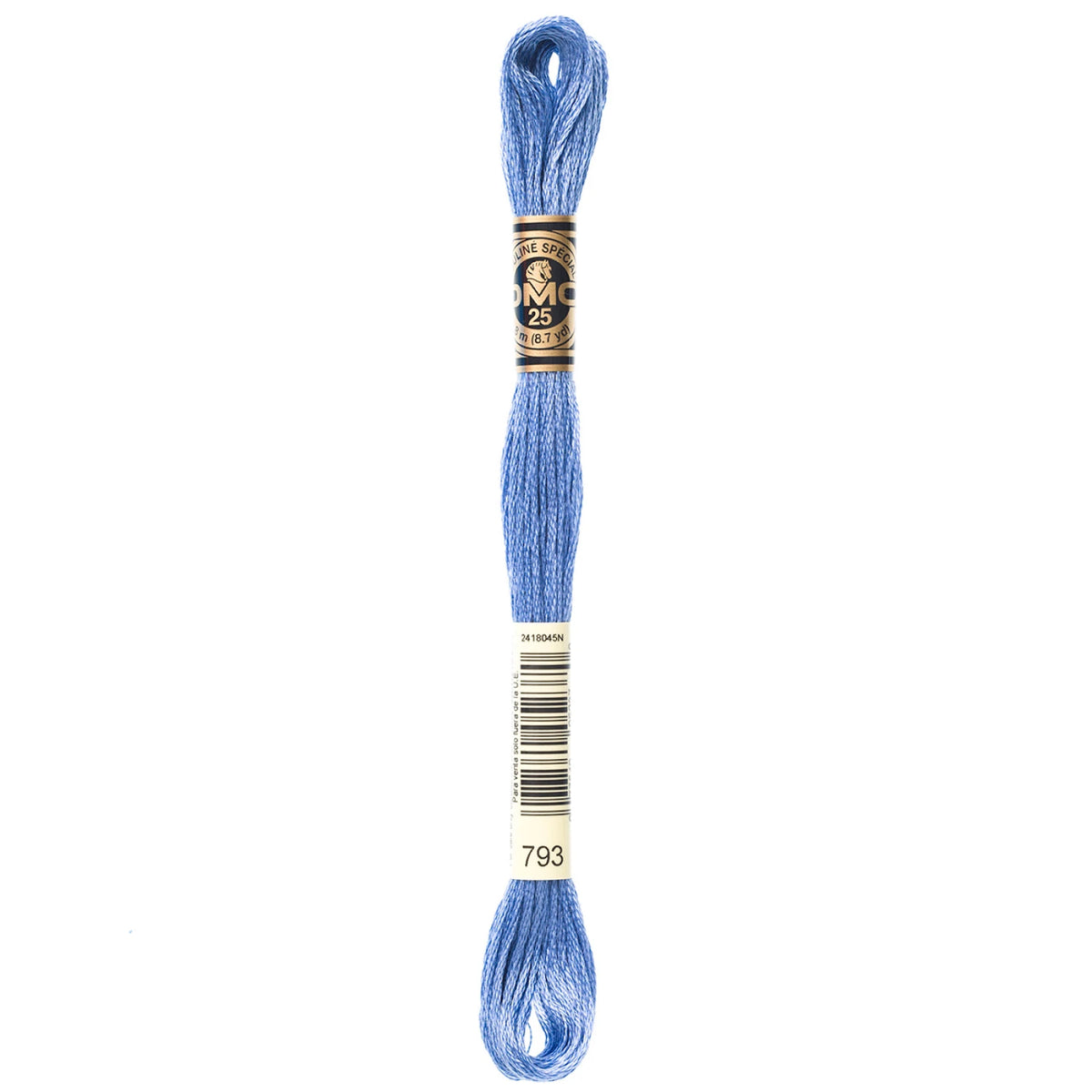 DMC 793 Medium Cornflower Blue 6 Strand Embroidery Floss DMC #117UA-793