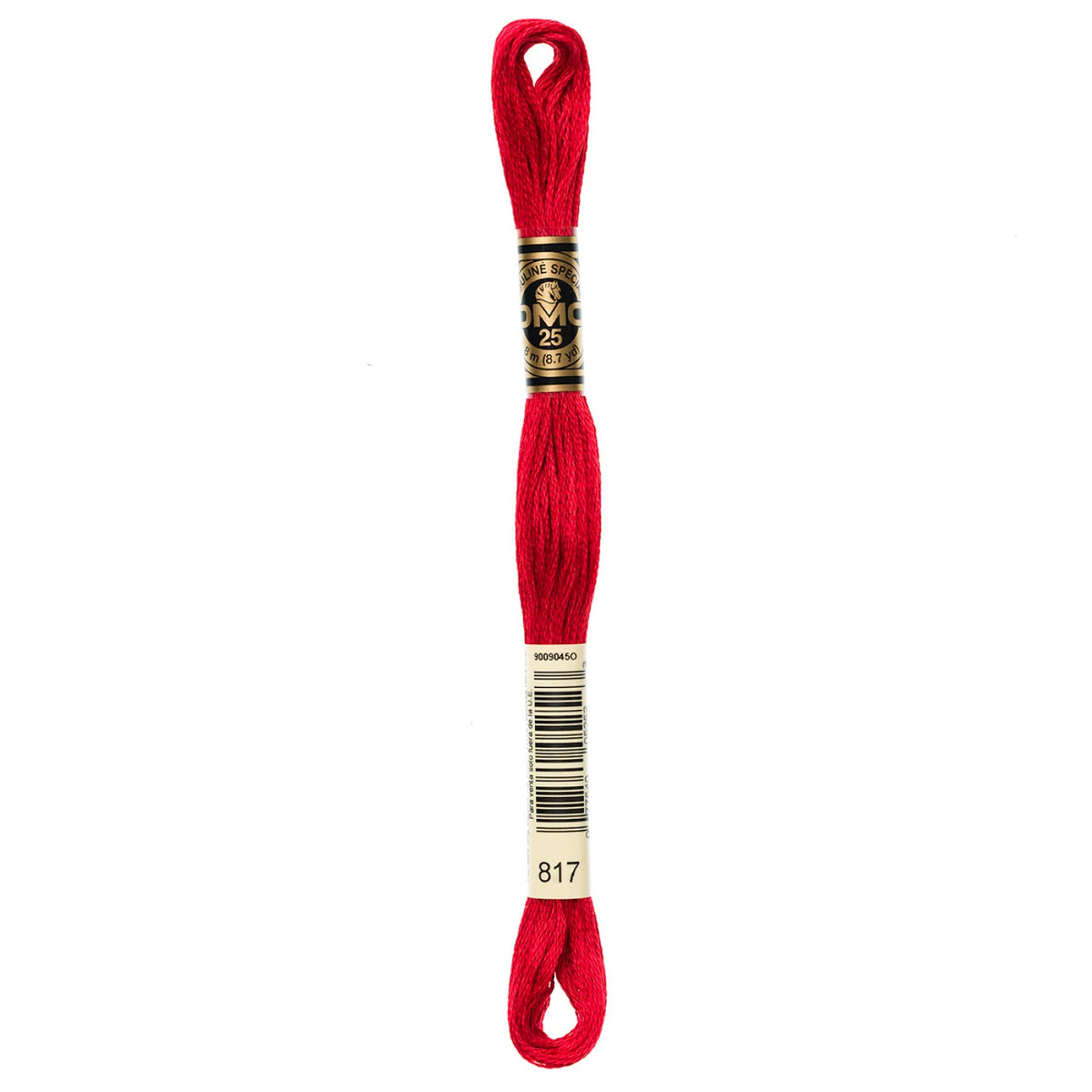 DMC 817 Very Dark Coral Red 6 Strand Embroidery Floss DMC #117UA-817